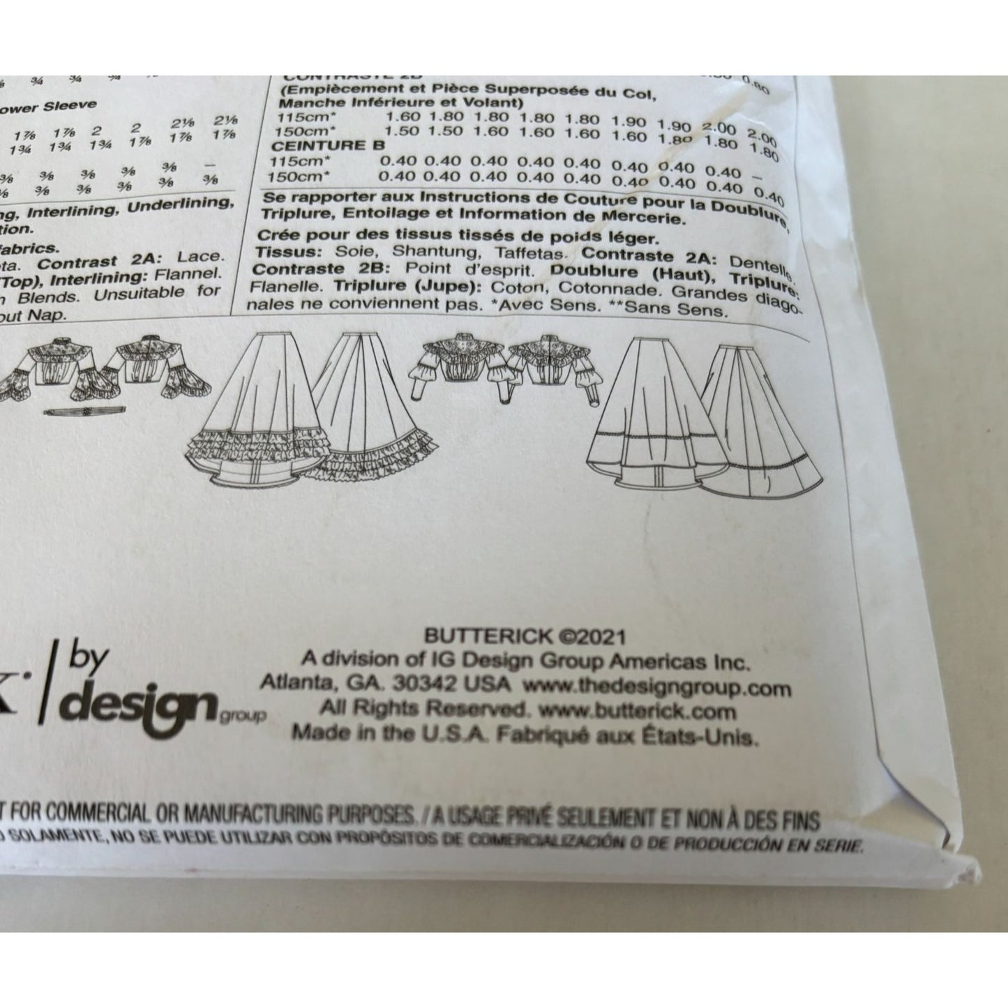 Butterick Sewing Pattern B5970 Historical Victorian Costume Top Skirt 16-24 UC