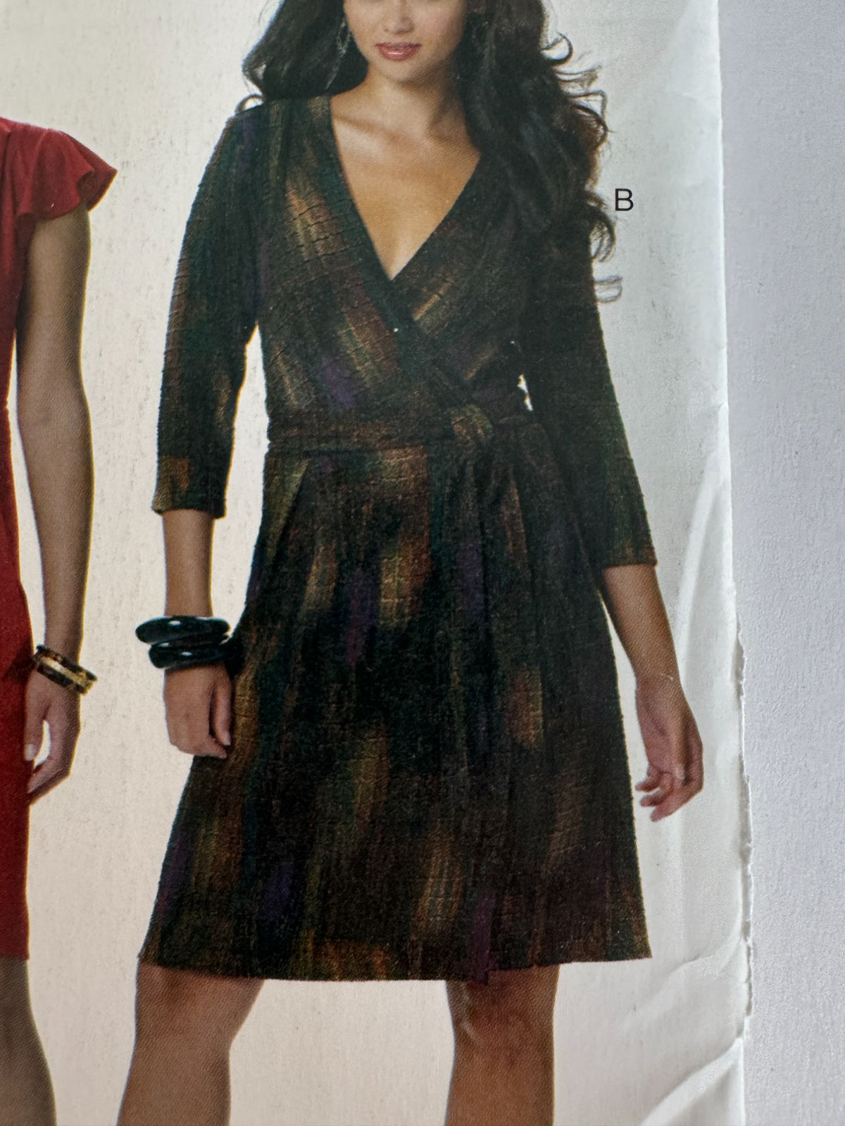 Butterick Sewing Pattern B5546 Wrap Dress 2010s Modern Classic 8–14 Easy Uncut