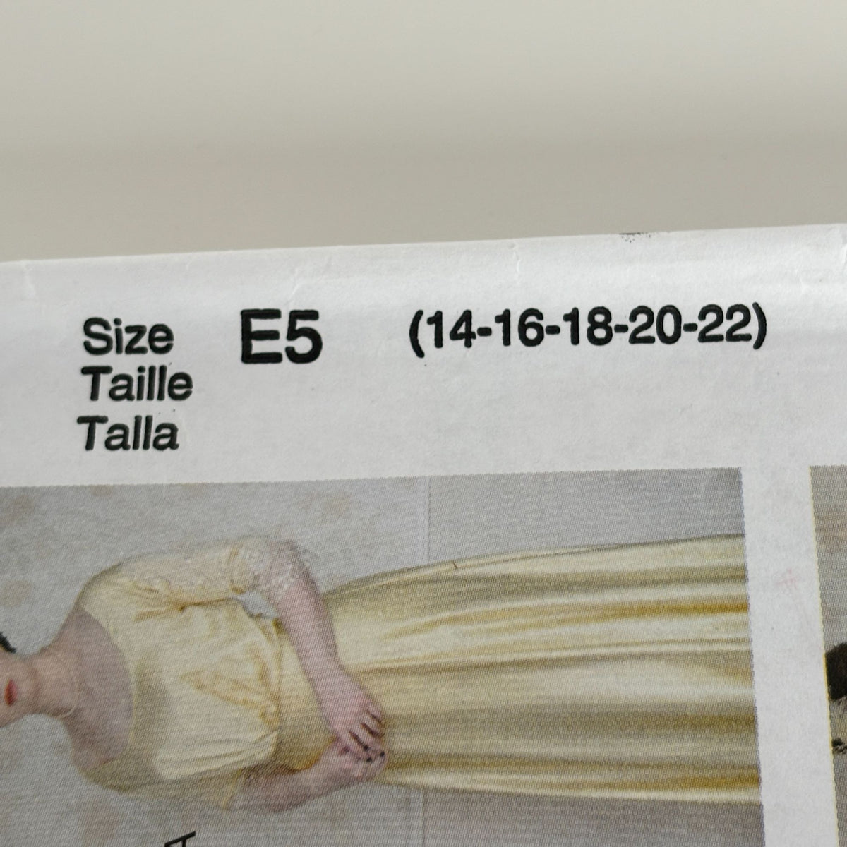 McCalls Costume Sewing Pattern M7941 Angela Clayton Regency Dress Misses 14-22 Uncut
