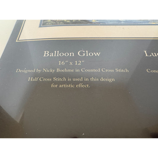 Dimensions Gold Collection Counted Cross Stitch Kit Hot Air Balloon Glow 35213