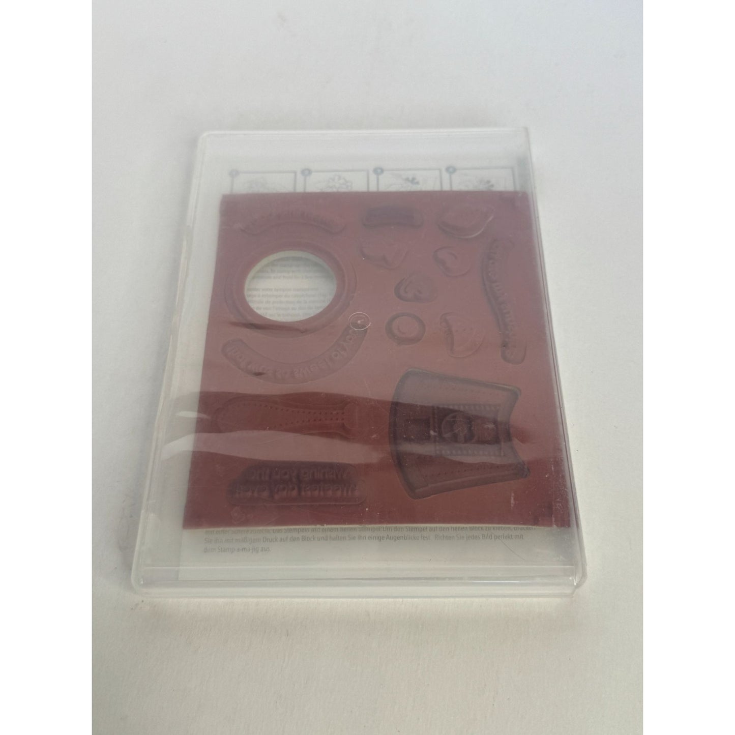 Stampin Up Rubber Stamp Set Something Sweet Bubble Gumball Machine Jellybean