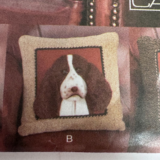 Vogue Sewing Pattern 7441 Dog Pillow Plush Animal Cushion Home Decor Uncut Square Pillows