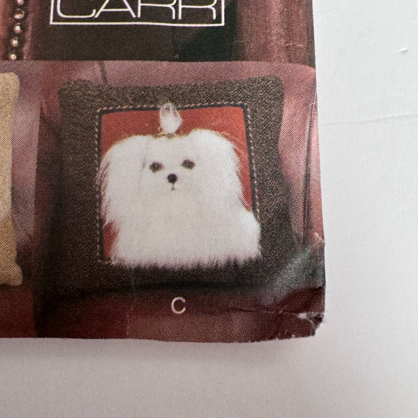 Vogue Sewing Pattern 7441 Dog Pillow Plush Animal Cushion Home Decor Uncut Square Pillows