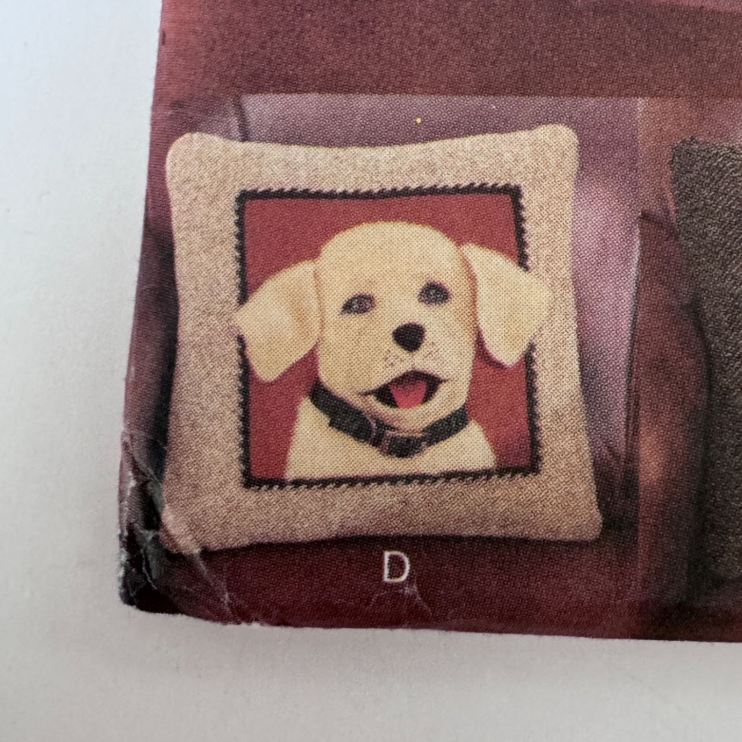 Vogue Sewing Pattern 7441 Dog Pillow Plush Animal Cushion Home Decor Uncut Square Pillows