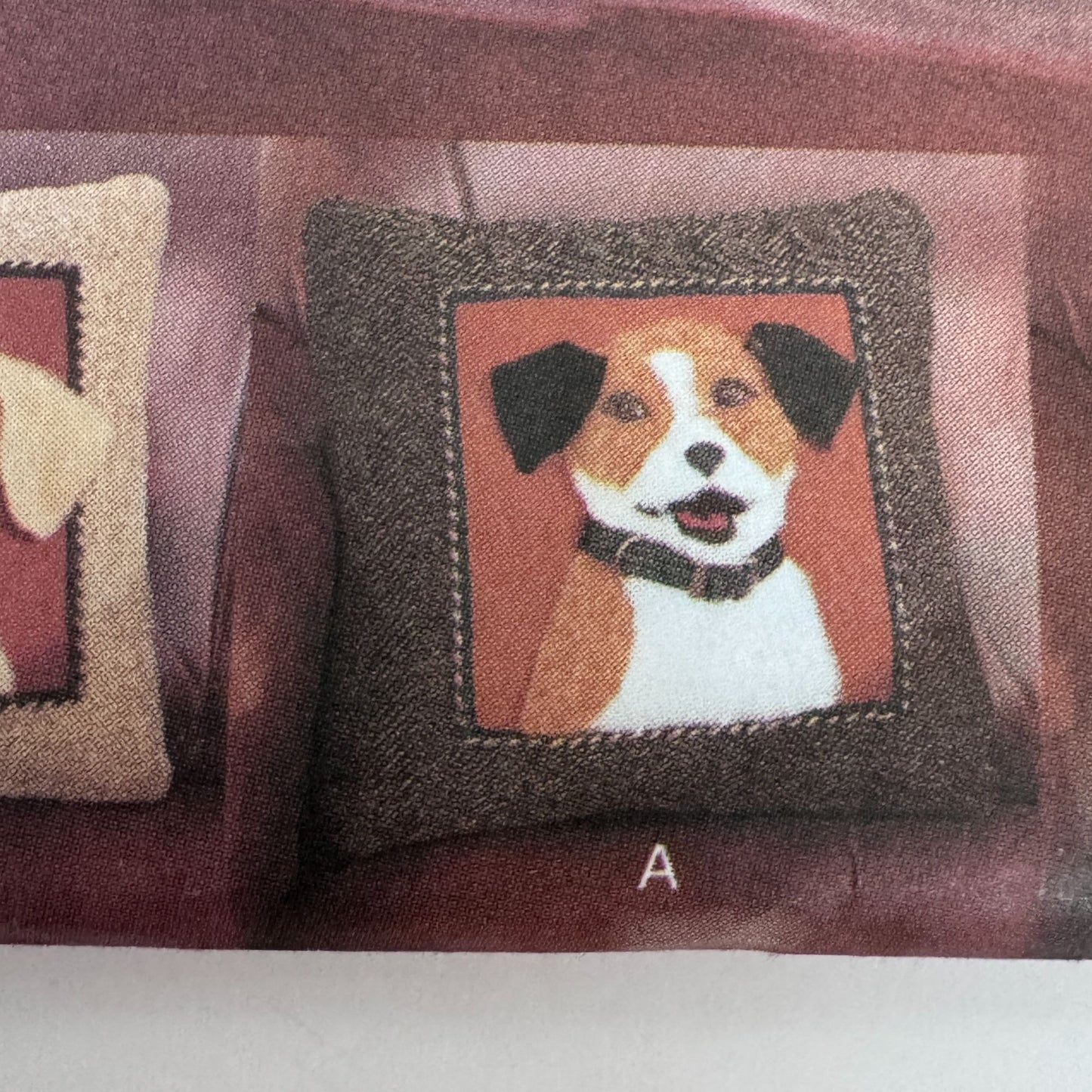 Vogue Sewing Pattern 7441 Dog Pillow Plush Animal Cushion Home Decor Uncut Square Pillows