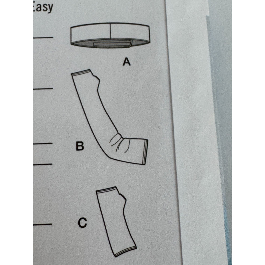Simplicity Sewing Pattern S9902 Adaptive Arm Wrap Sleeves Mitts Sling Easy Uncut