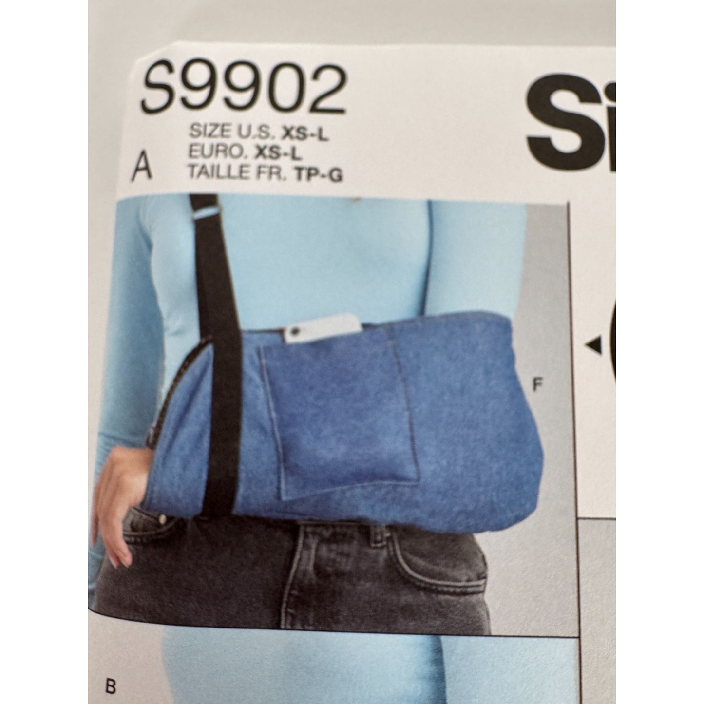 Simplicity Sewing Pattern S9902 Adaptive Arm Wrap Sleeves Mitts Sling Easy Uncut
