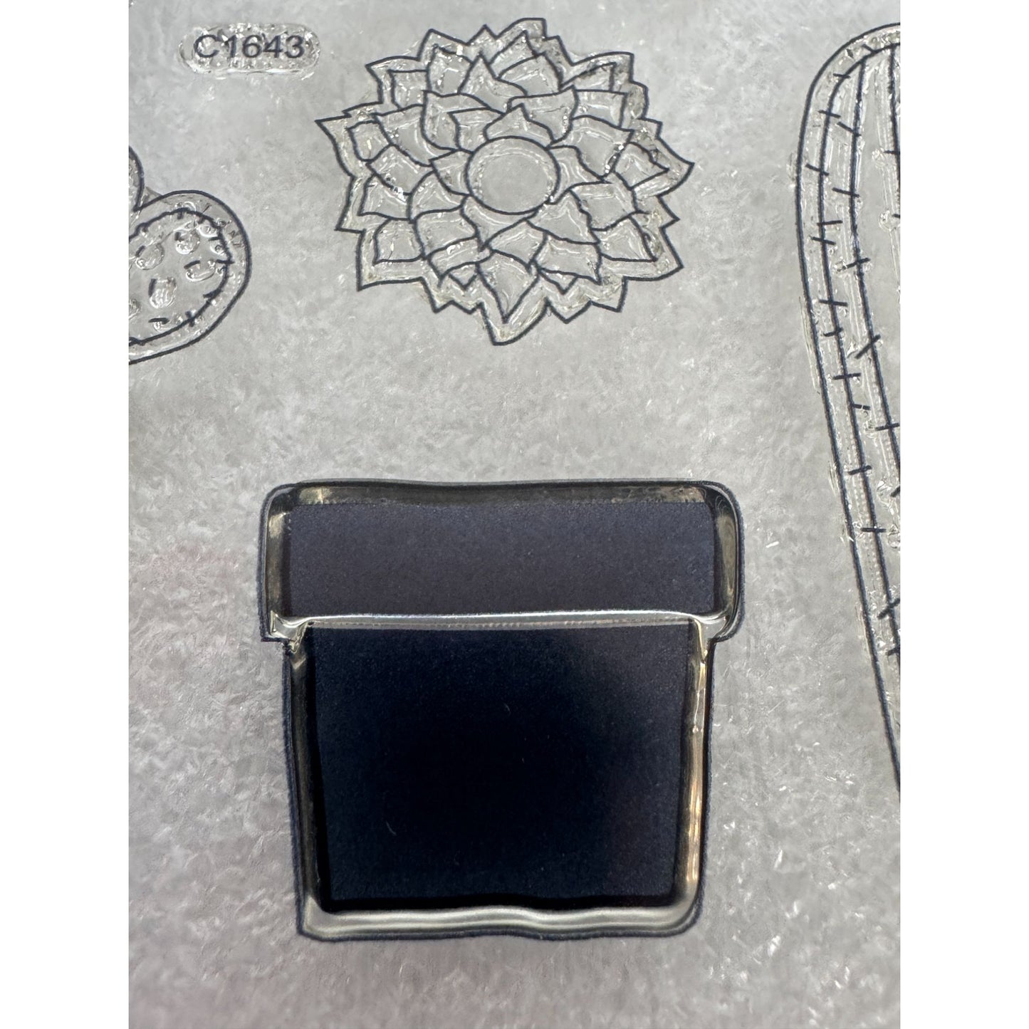 CTMH My Acrylix Acrylic Stamp Set Stuck on You Cactus Hug Me Plant a Kiss C1643