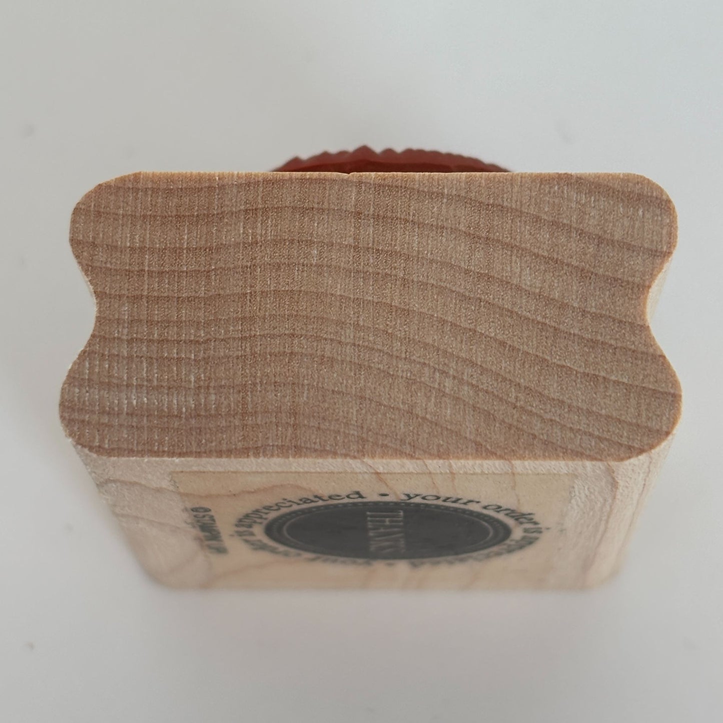 Stampin Up Rubber Stamp Thanks Your Order is Appreciated Merchant Thank You Word