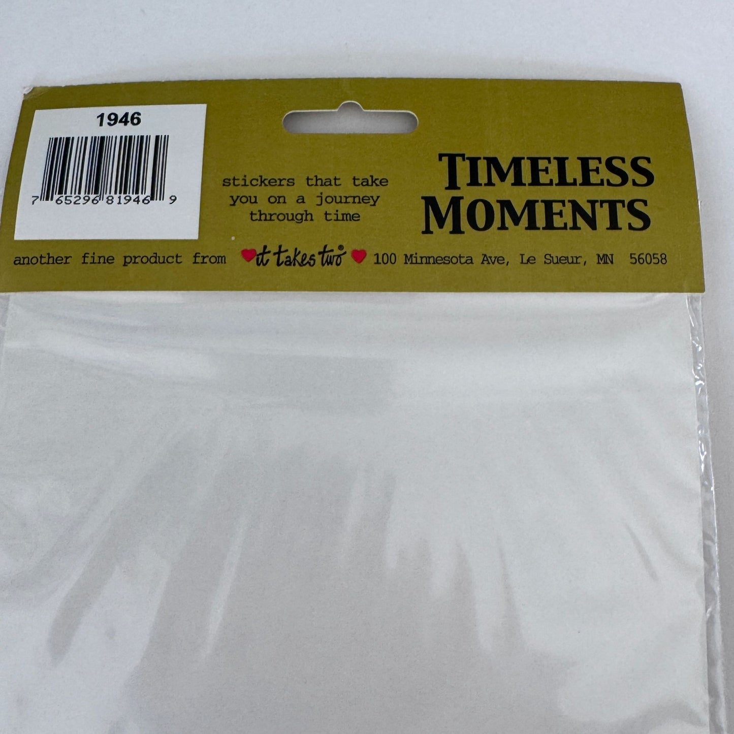 Timeless Moments Scrapbook Stickers Year 1946 Journaling Snippets of Headlines Memory Books Birthday Cardmaking
