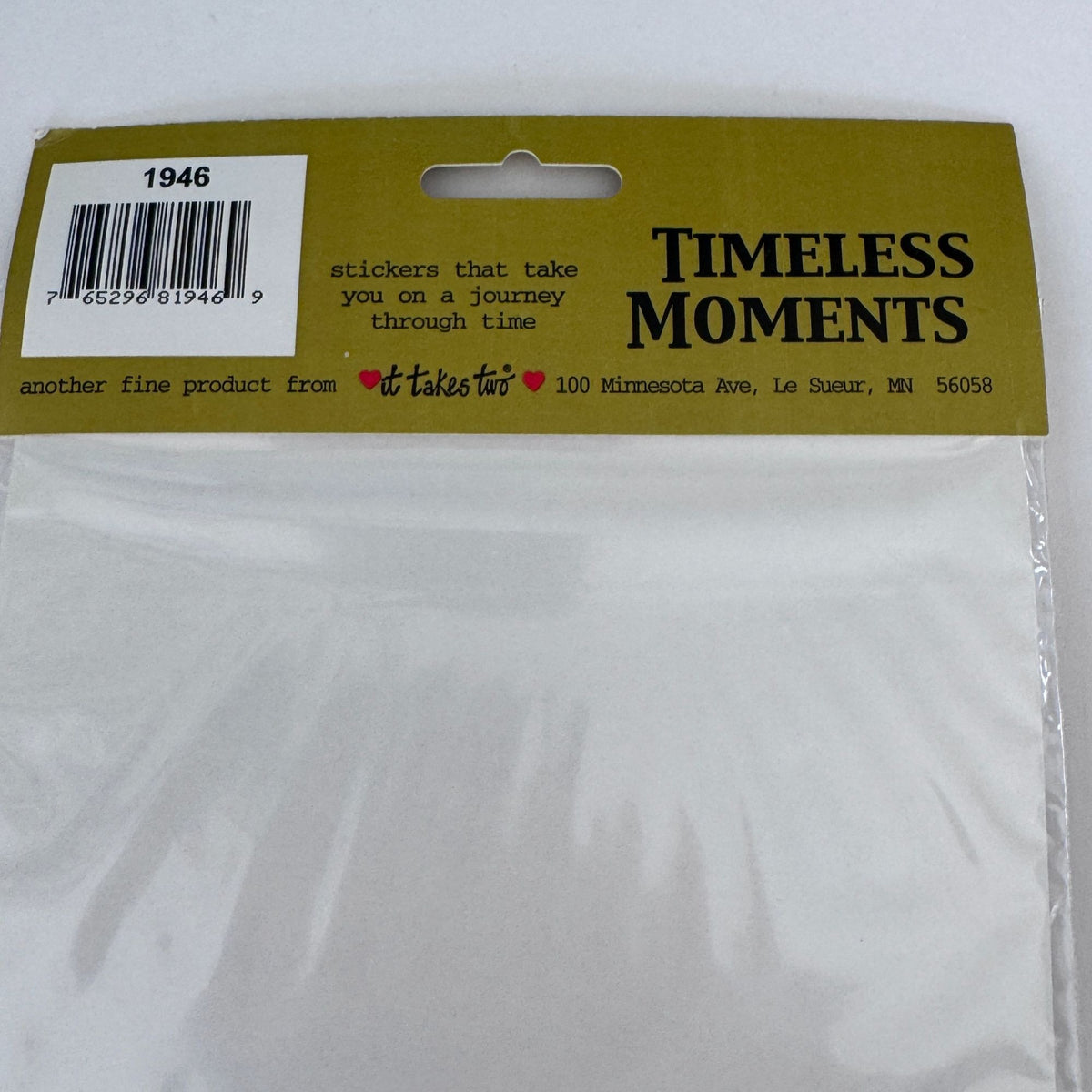 Timeless Moments Scrapbook Stickers Year 1946 Journaling Snippets of Headlines Memory Books Birthday Cardmaking