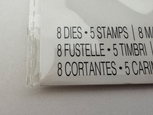 Sizzix Framelits 8 Dies 5 Stamps Love You a Latke Pun Hanukkah Cardmaking 663167