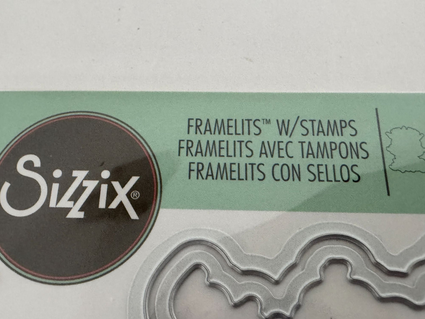 Sizzix Framelits 8 Dies 5 Stamps Love You a Latke Pun Hanukkah Cardmaking 663167
