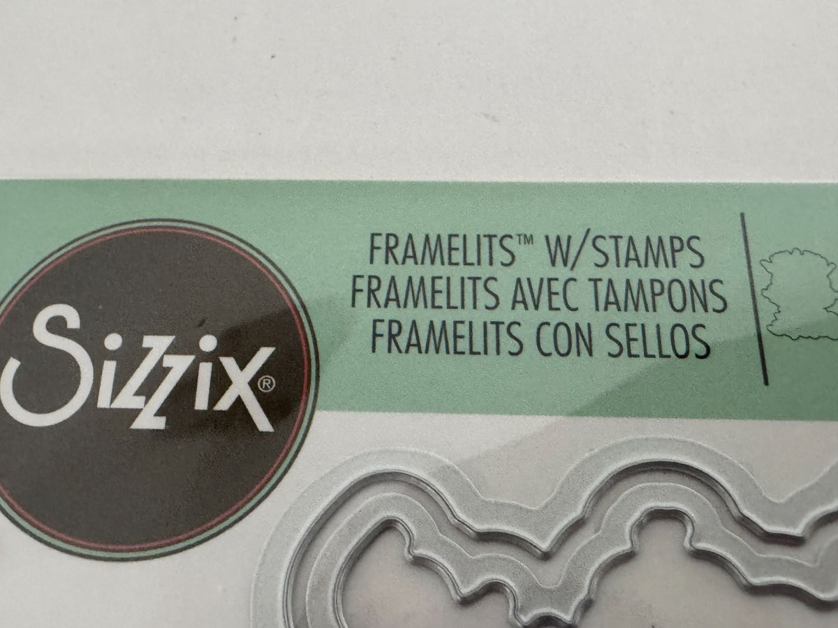 Sizzix Framelits 8 Dies 5 Stamps Love You a Latke Pun Hanukkah Cardmaking 663167