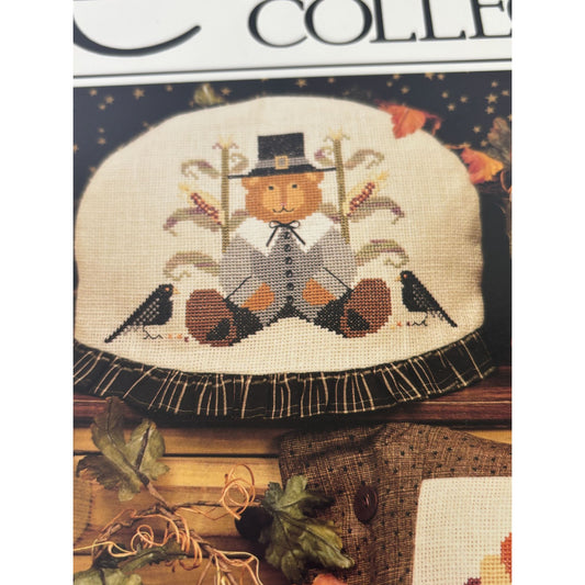 The Cricket Collection Cross Stitch Pattern Plymouth Fellows Thanksgiving Turkey