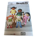 Simplicity Sewing Pattern R11753 Cloth Dolls and Clothes Clothing Toy 14.5 in UC