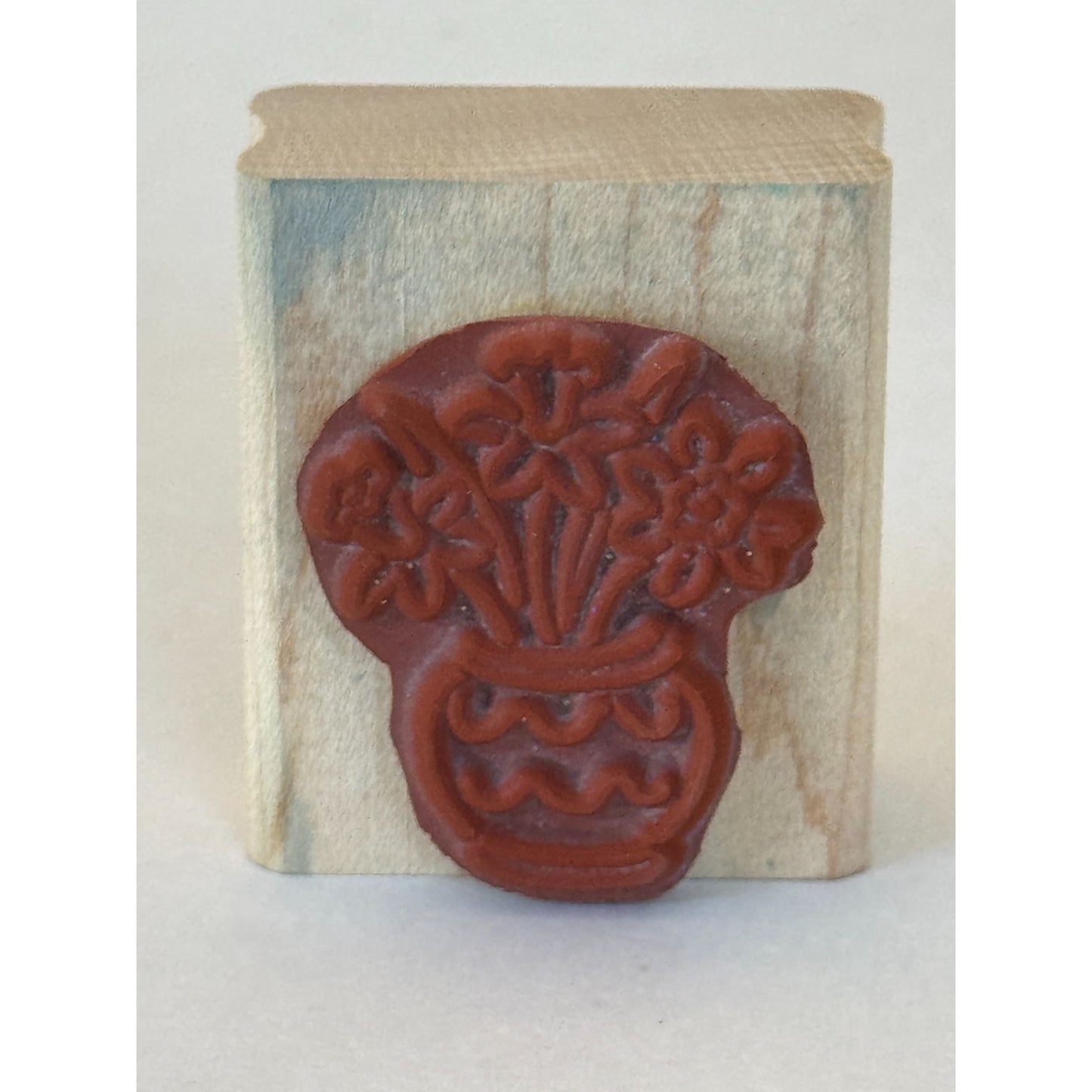 Stampin Up Rubber Stamp Flower Vase Spring Mothers Day Friendship Card Making