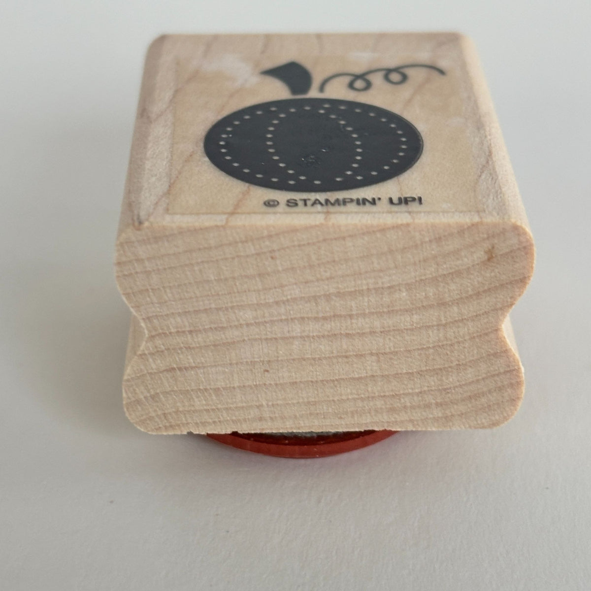 Stampin Up Pumpkin Rubber Stamp Fall Halloween Thanksgiving Autumn Harvest Card Making Wood Mounted