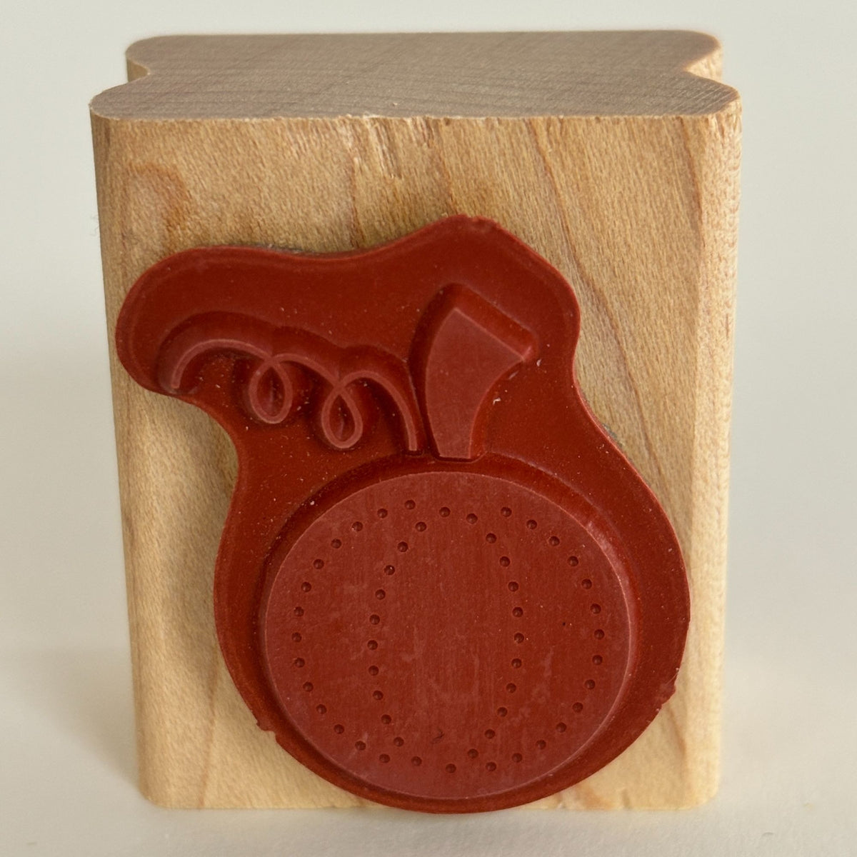 Stampin Up Pumpkin Rubber Stamp Fall Halloween Thanksgiving Autumn Harvest Card Making Wood Mounted