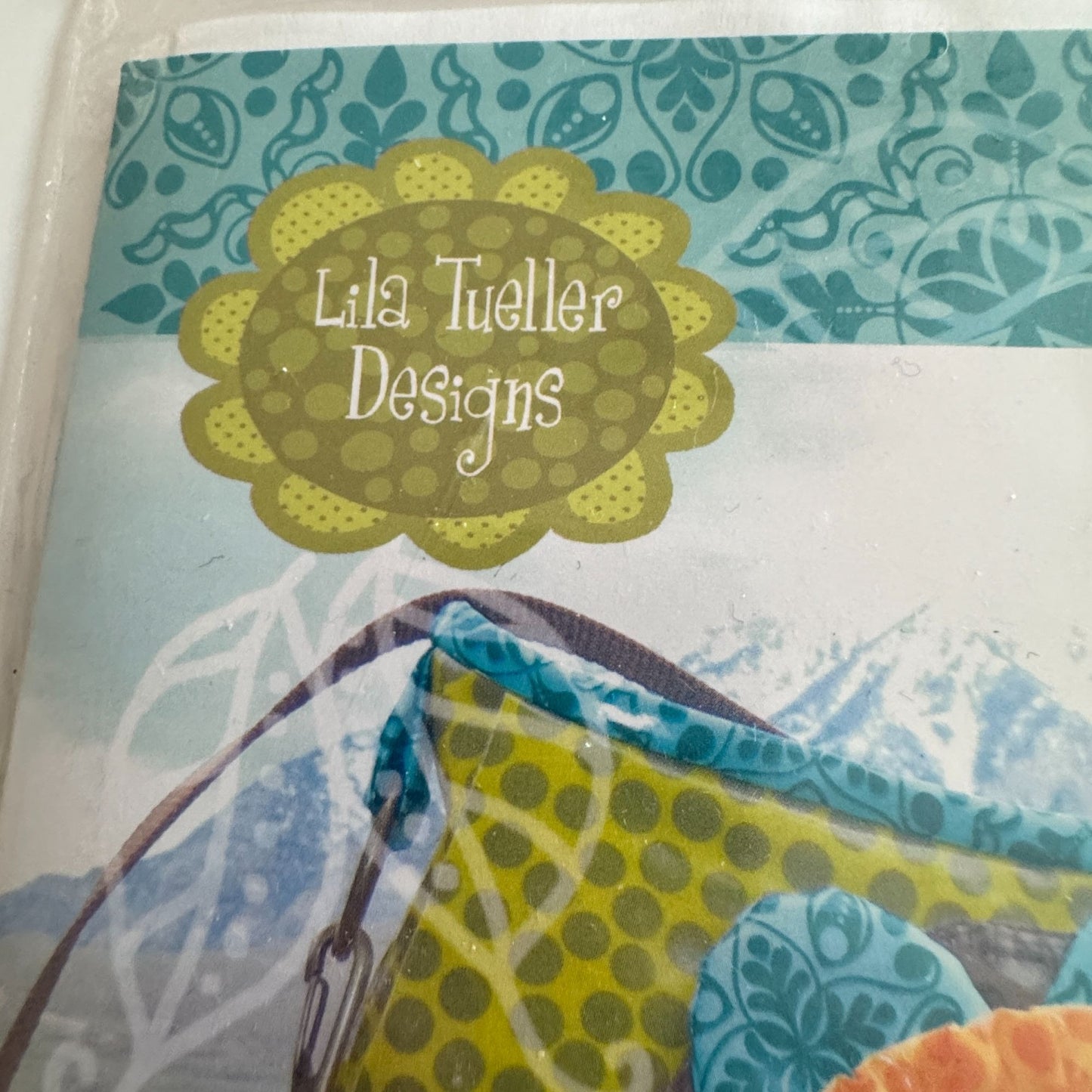Lila Tueller Designs Sewing Pattern 35 Posie Bag Handbag Purse Flower Motif UC