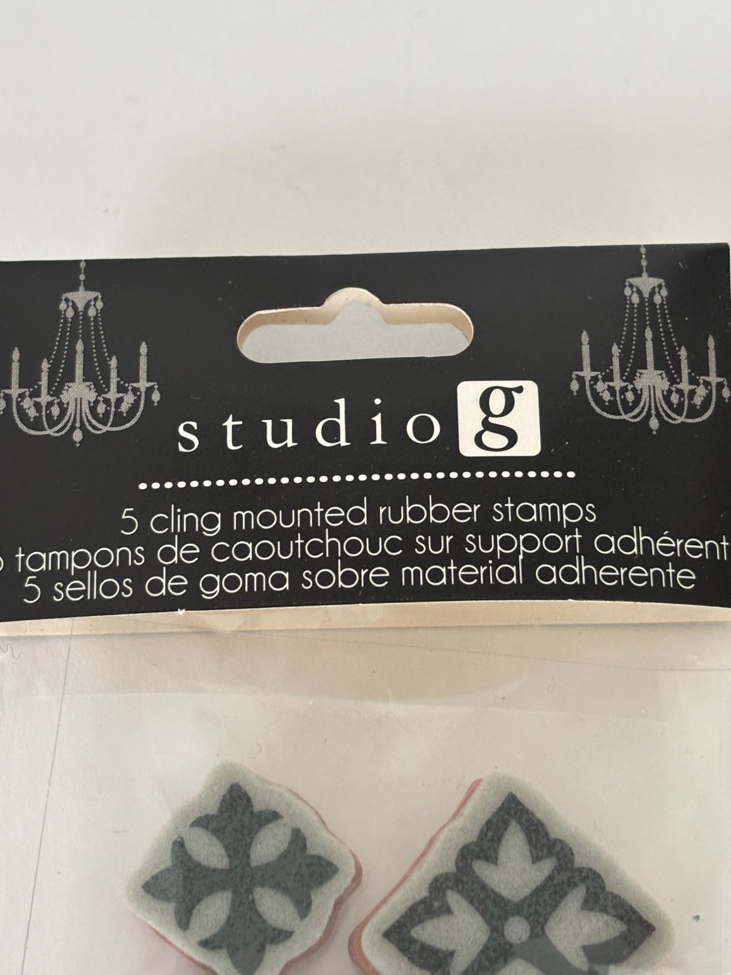 Studio G I Cling Everyday Mounted Rubber Stamps Floral Decorative Medallions 5