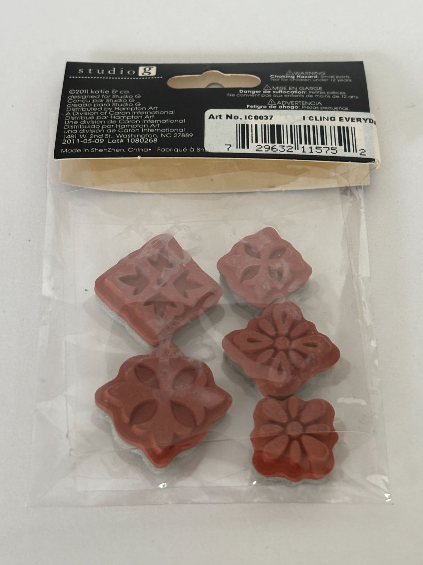 Studio G I Cling Everyday Mounted Rubber Stamps Floral Decorative Medallions 5