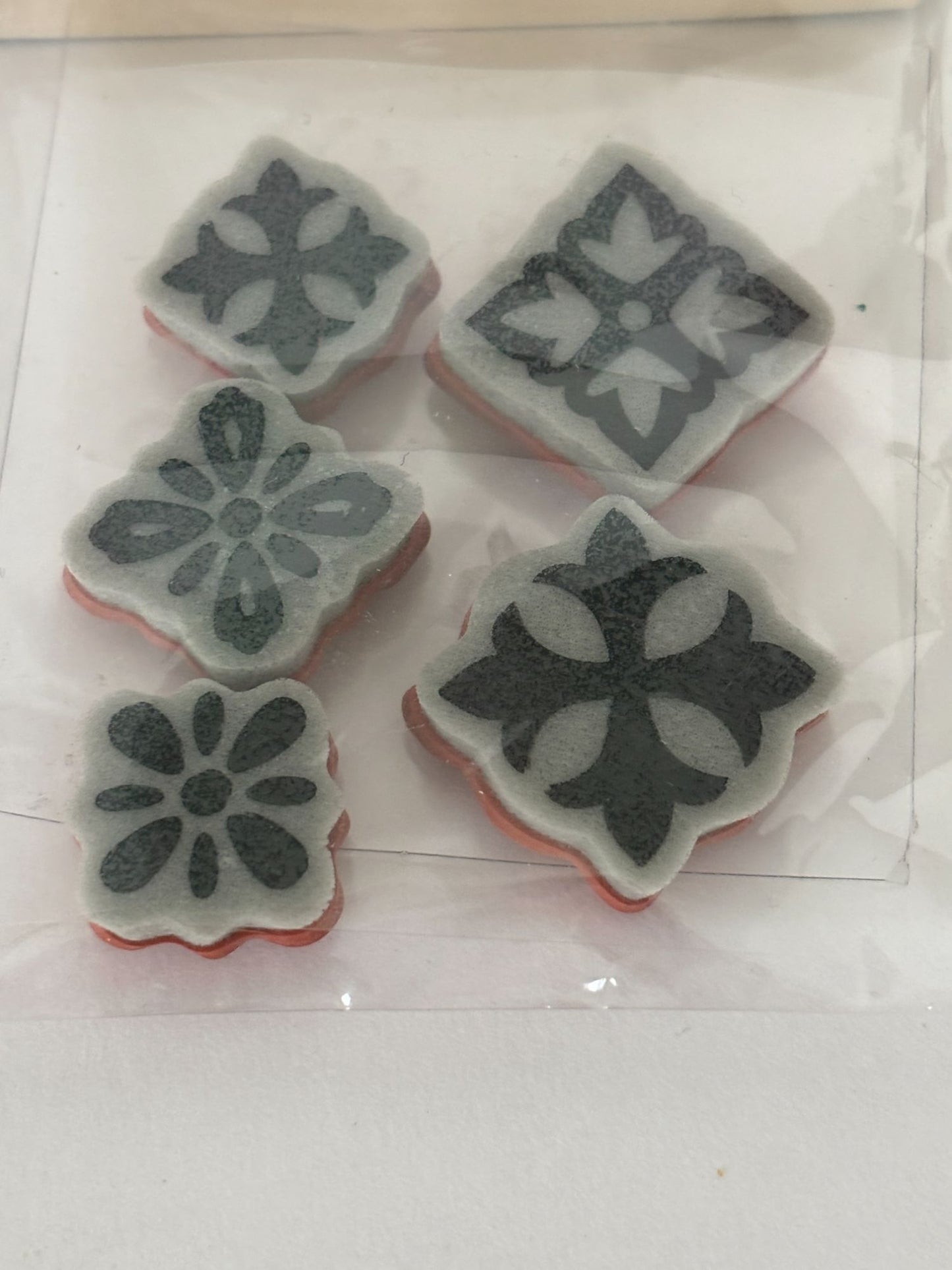 Studio G I Cling Everyday Mounted Rubber Stamps Floral Decorative Medallions 5