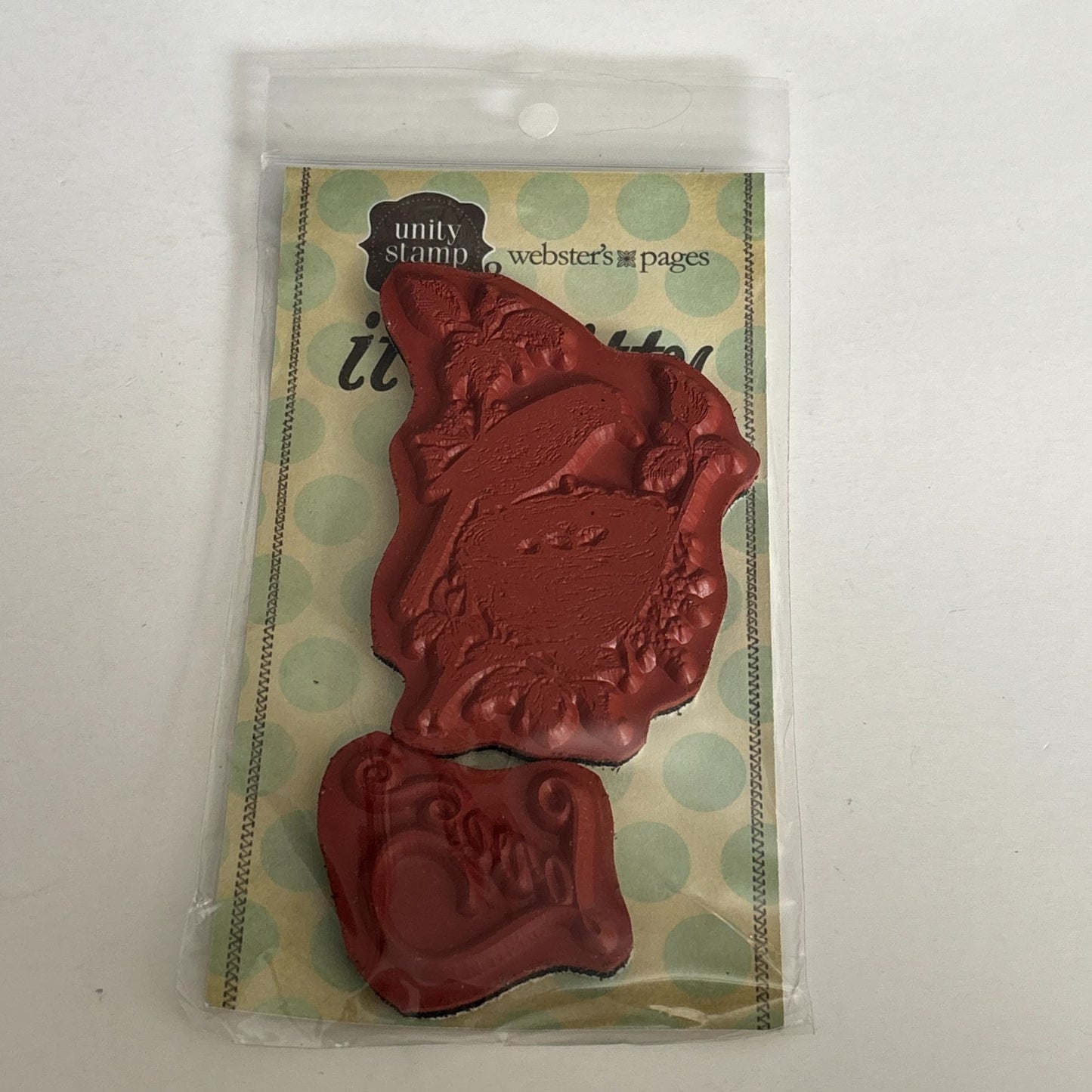 Unity Stamp Company Rubber Stamp Set Bird Love Nest Eggs Spring Cardmaking Word Journaling