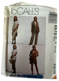 McCalls Sewing Pattern 6570 Non-Stop Wardrobe 12 14 16 Easy Top Pants Shorts UC