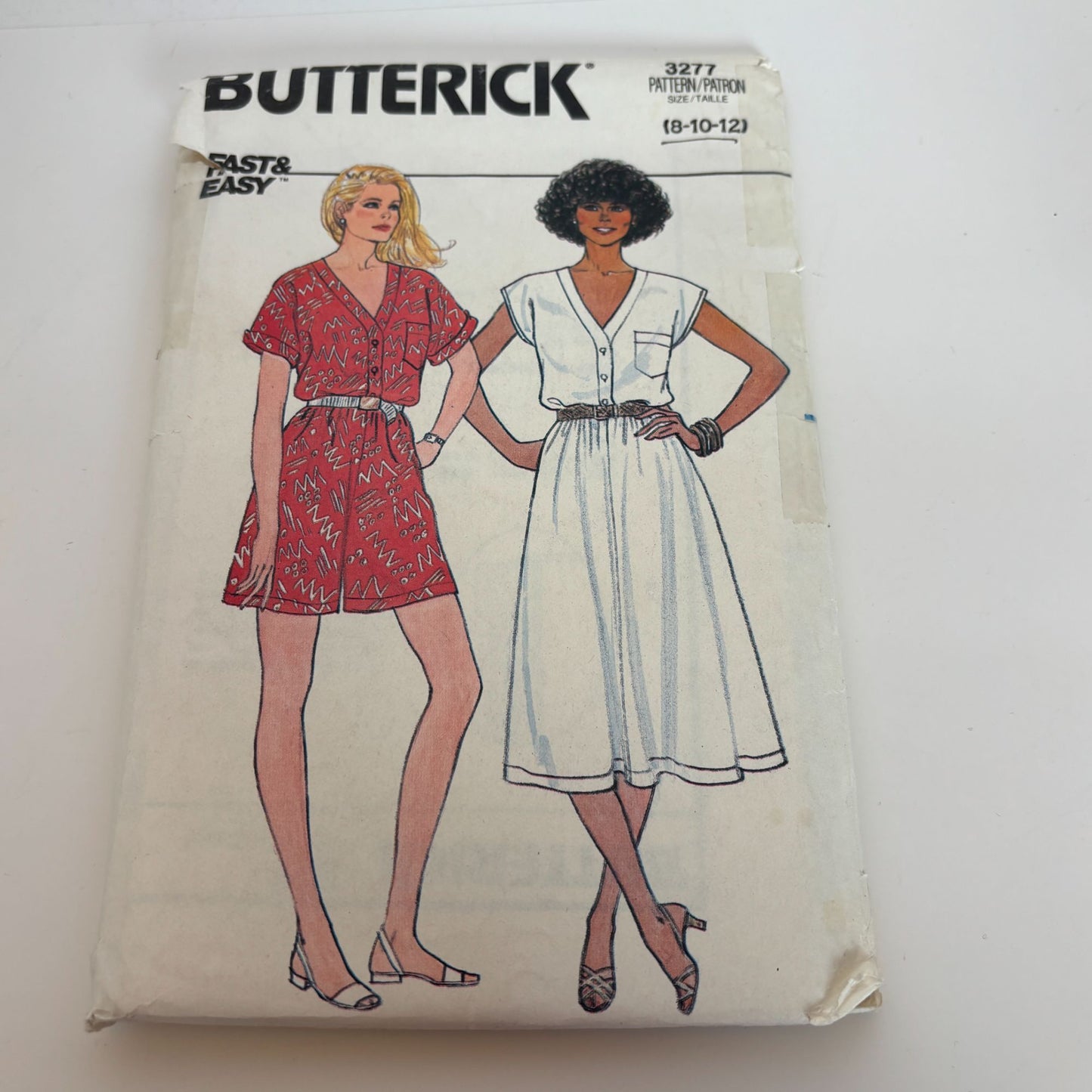 Butterick Sewing Pattern 3277 Misses Jumpsuit and Dress CUT to size 12
