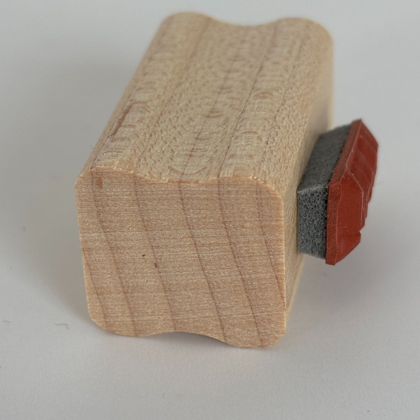 Stampin Up Wood Rubber Stamp New Sentiment Merchant Price Tag Word Card Making