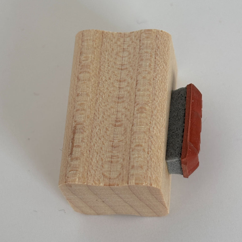 Stampin Up Wood Rubber Stamp New Sentiment Merchant Price Tag Word Card Making