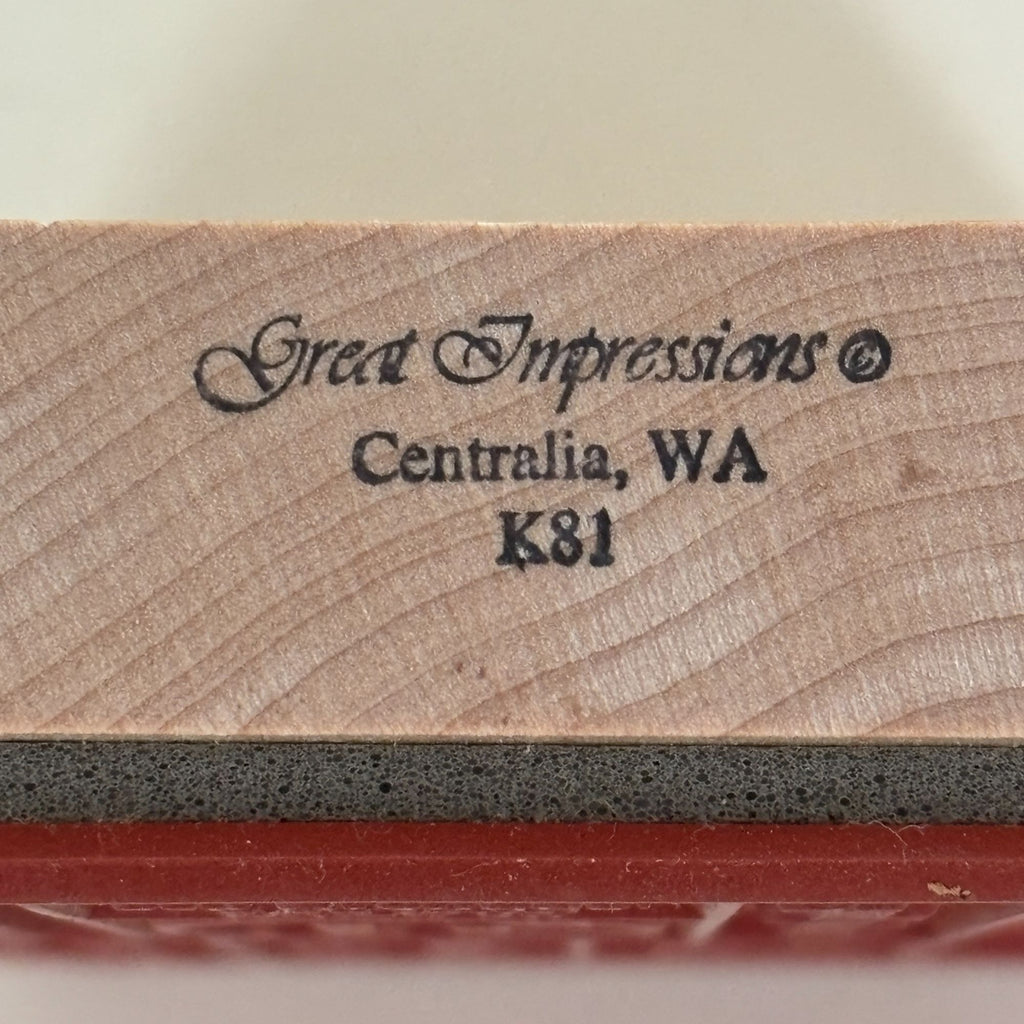 Great Impressions Rubber Stamp Dad Collage Fathers Day Card Making Sayings Sentiments Craft