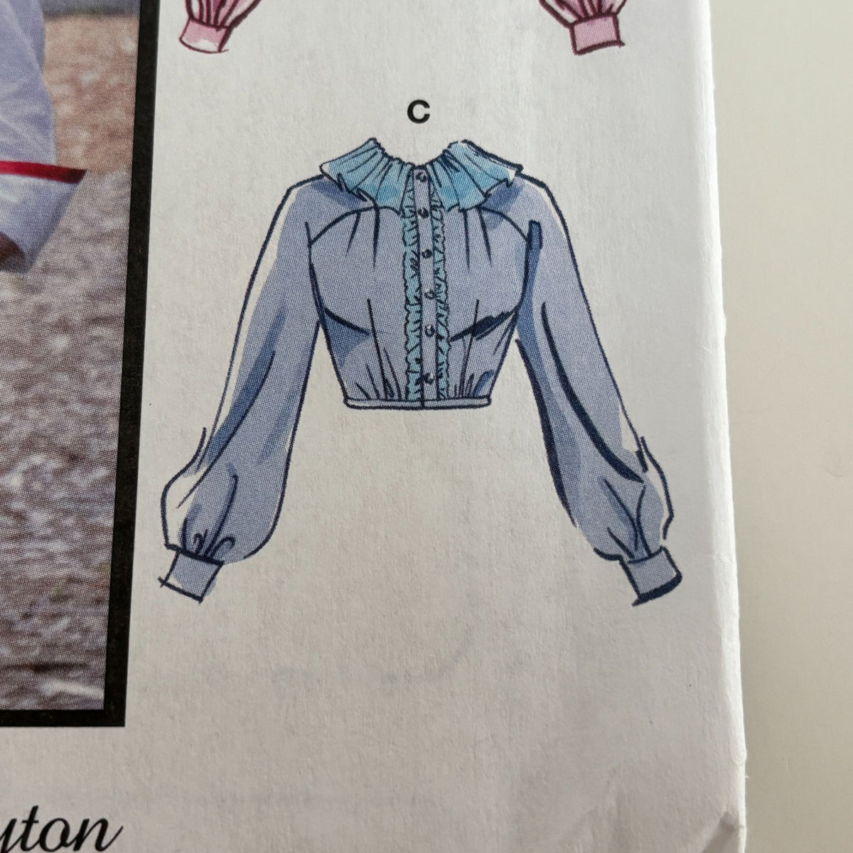 McCalls Sewing Pattern M8078 Angela Clayton Historical Blouses Edwardian 12-20 Uncut