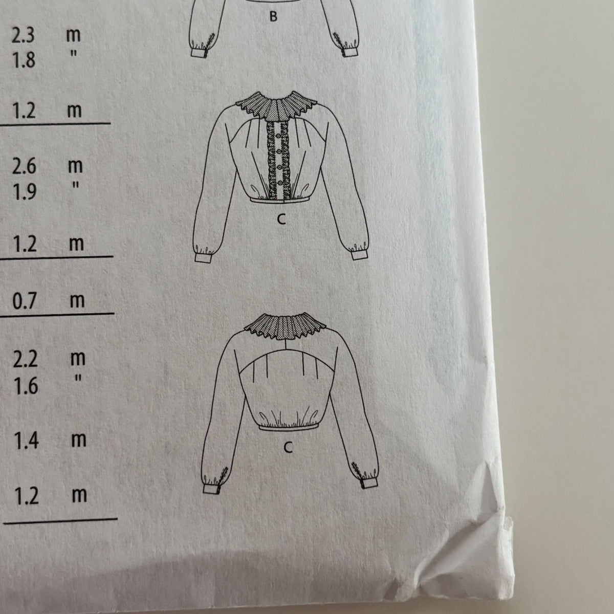 McCalls Sewing Pattern M8078 Angela Clayton Historical Blouses Edwardian 12-20 Uncut