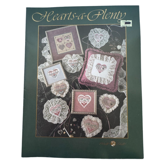 Mill Hill Hearts a Plenty Cross Stitch Pattern Leaflet Needlework Home Decor
