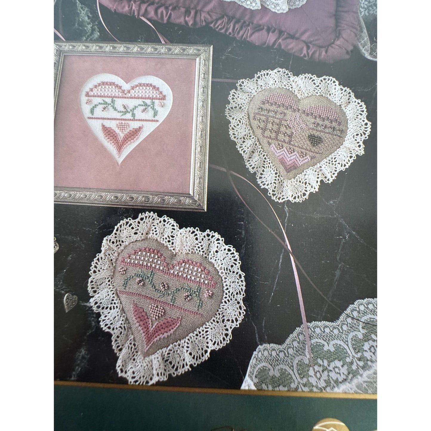 Mill Hill Hearts a Plenty Cross Stitch Pattern Leaflet Needlework Home Decor