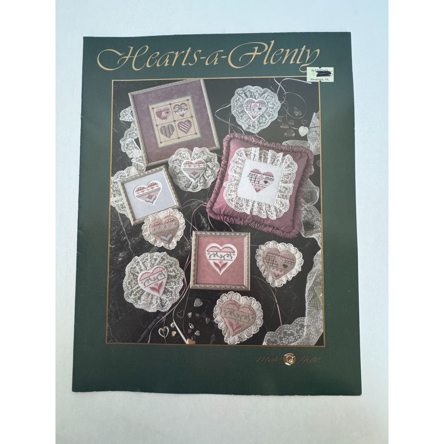 Mill Hill Hearts a Plenty Cross Stitch Pattern Leaflet Needlework Home Decor