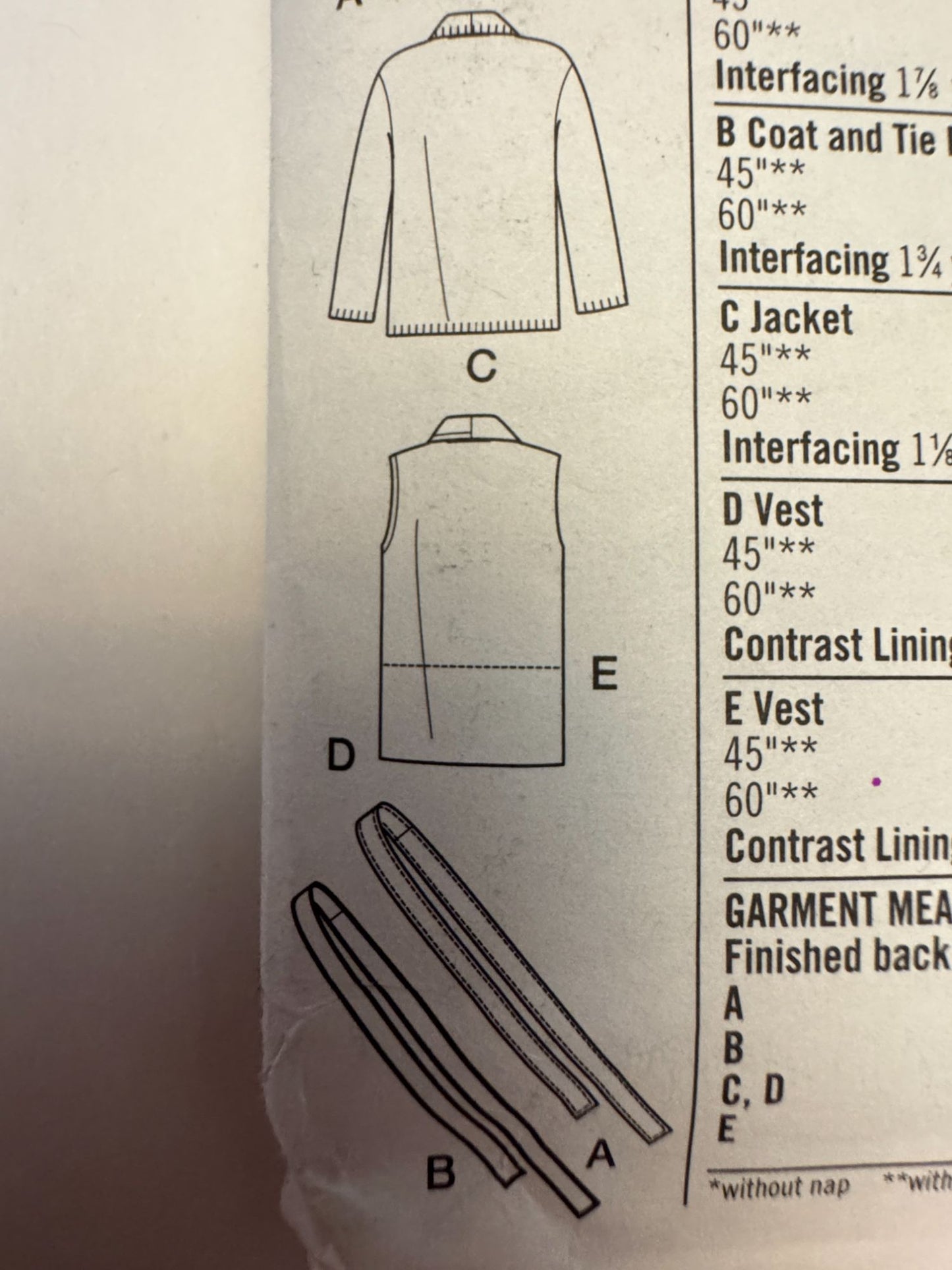 Simplicity Sewing Pattern 5855 Misses Coat Jacket Vest Winter Easy 14-24 M L XL