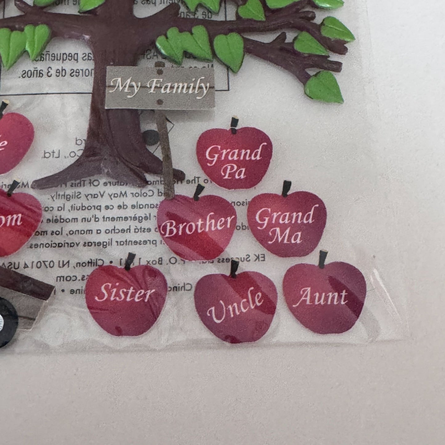 Jolees Dimensional Stickers Family Tree Scrapbook Embellishments Genealogy RARE