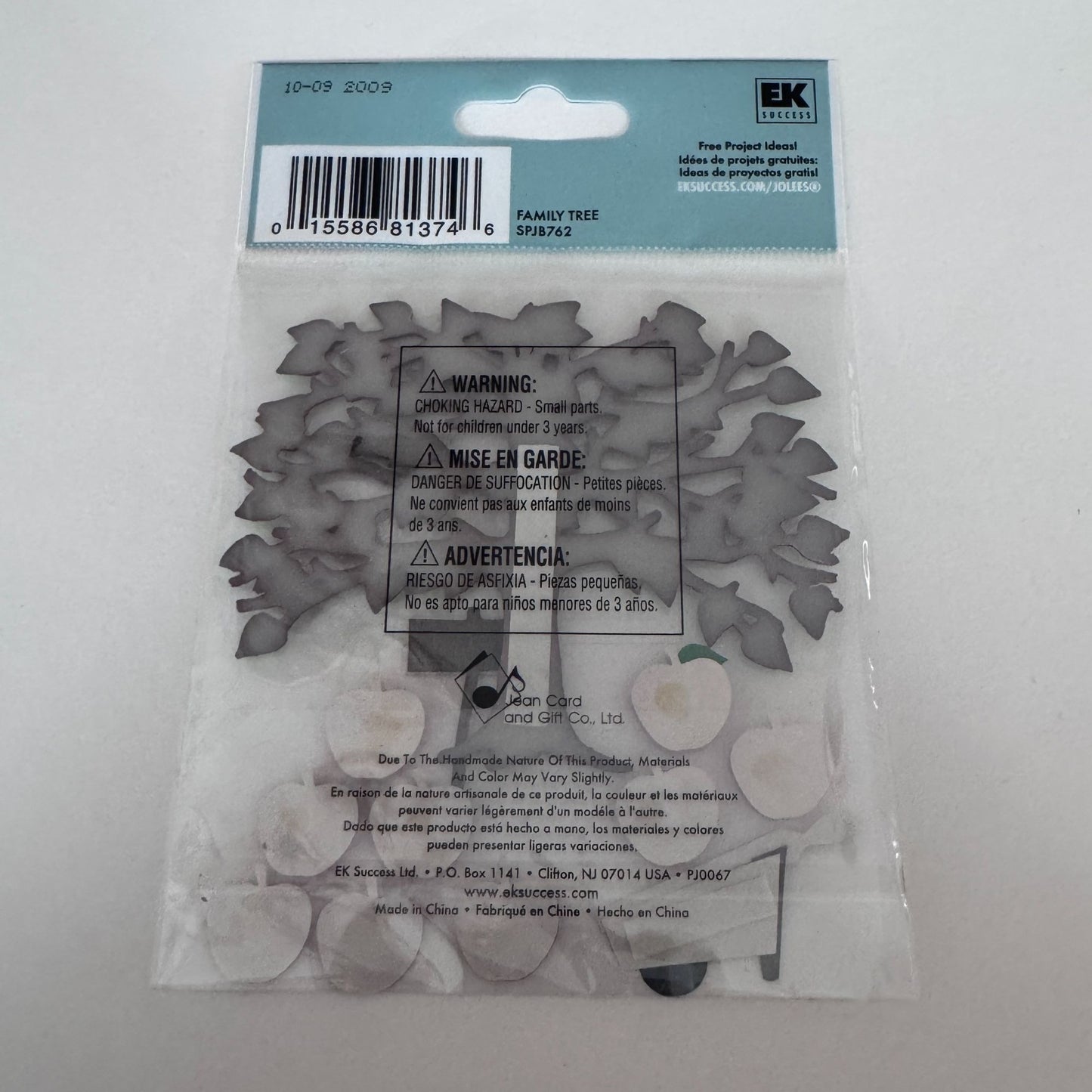 Jolees Dimensional Stickers Family Tree Scrapbook Embellishments Genealogy RARE