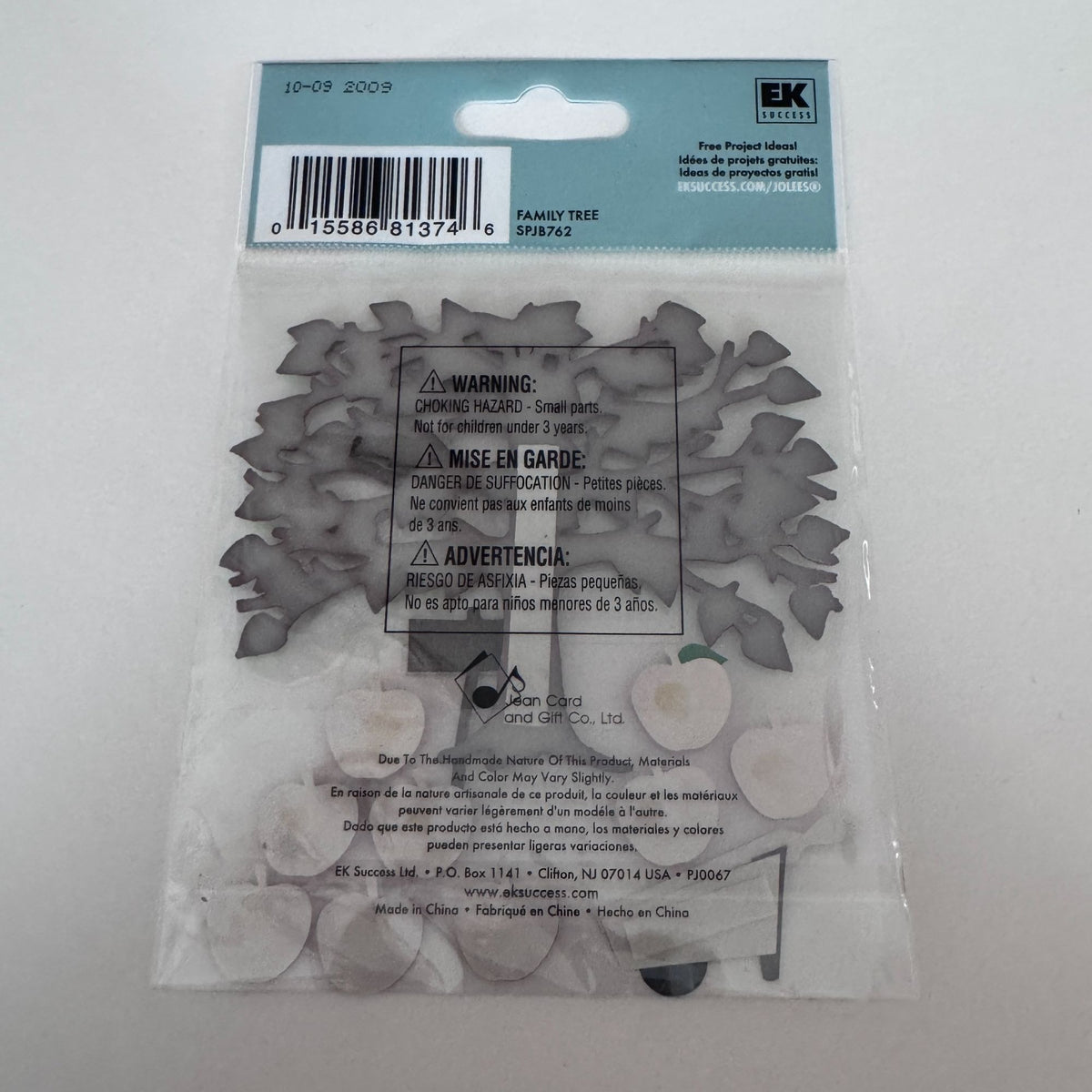 Jolees Dimensional Stickers Family Tree Scrapbook Embellishments Genealogy RARE