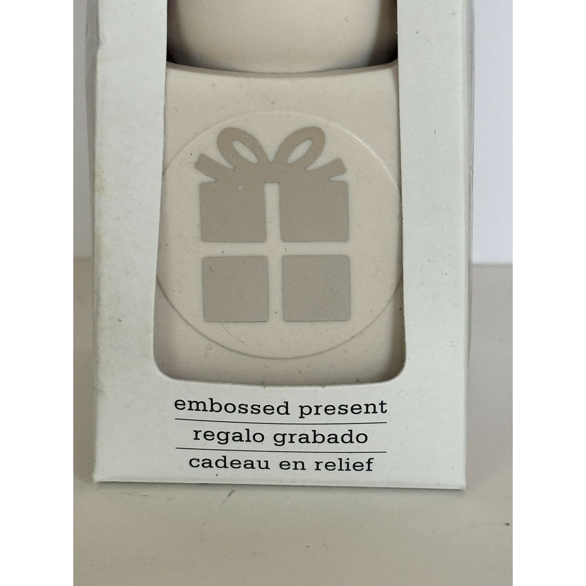 Martha Stewart Double Craft Punch Embossed Present Gift Holiday Christmas Card Making