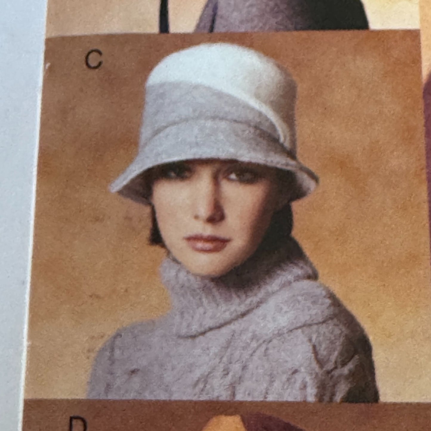 Vogue Sewing Pattern V642 Hats Beret Cloche Wide Brim Bucket Hat Millinery Uncut