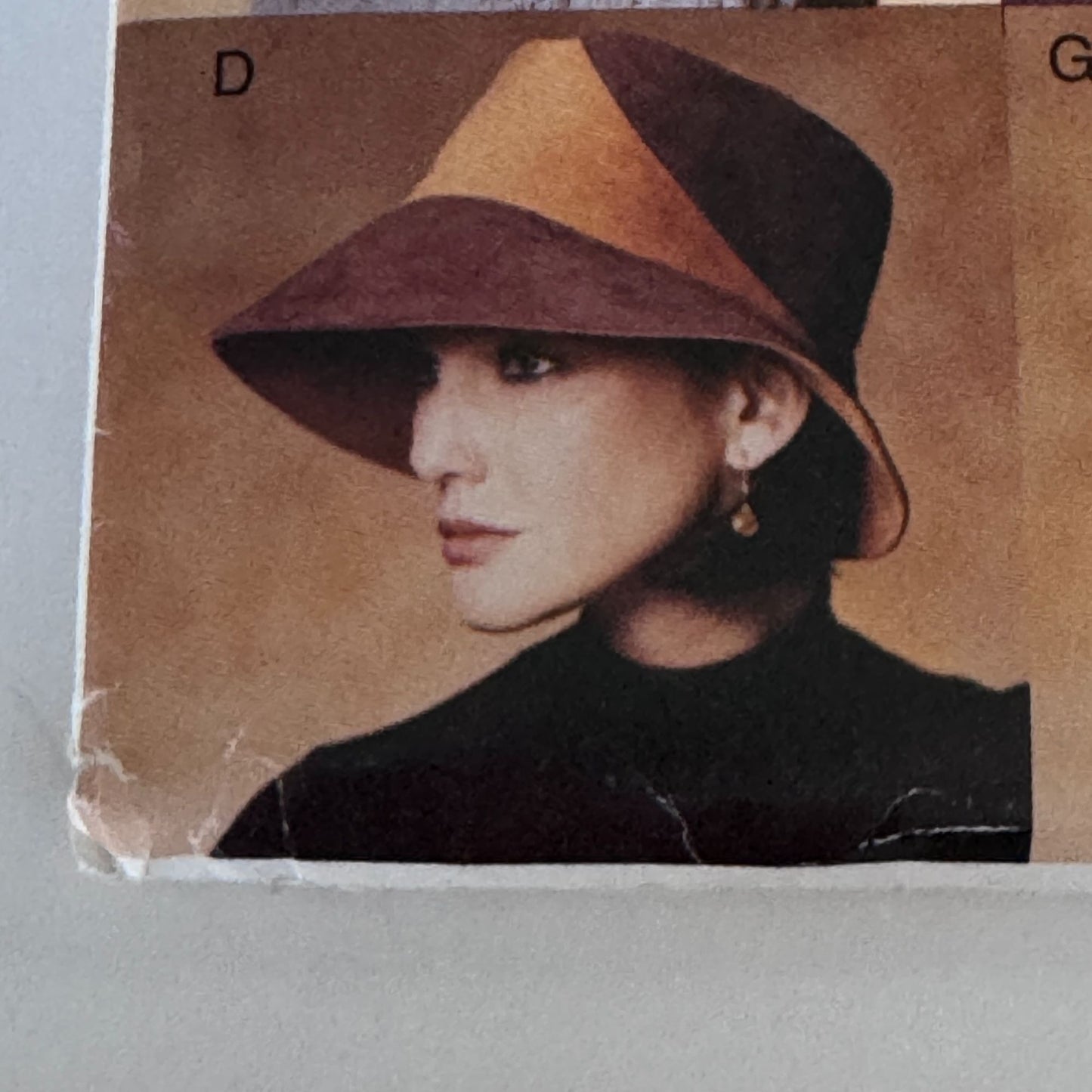 Vogue Sewing Pattern V642 Hats Beret Cloche Wide Brim Bucket Hat Millinery Uncut