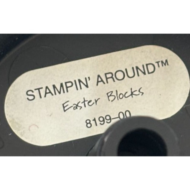 Stampin Around Rubber Stamp Easter Blocks Border Roller Wheel Stampin Up 1 Inch