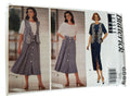 Butterick Sewing Pattern 6689 Midi Dress and Vest 90s Minimalist Vintage 6-10 Uncut