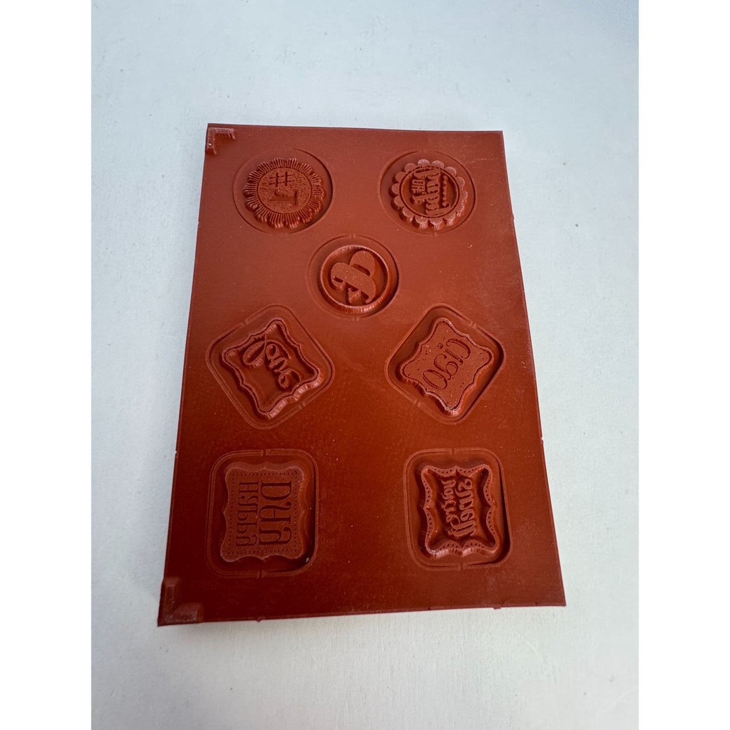 Stampin Up Clear Mount Rubber Stamp Set Ciao Baby Love You are Swell Words Small