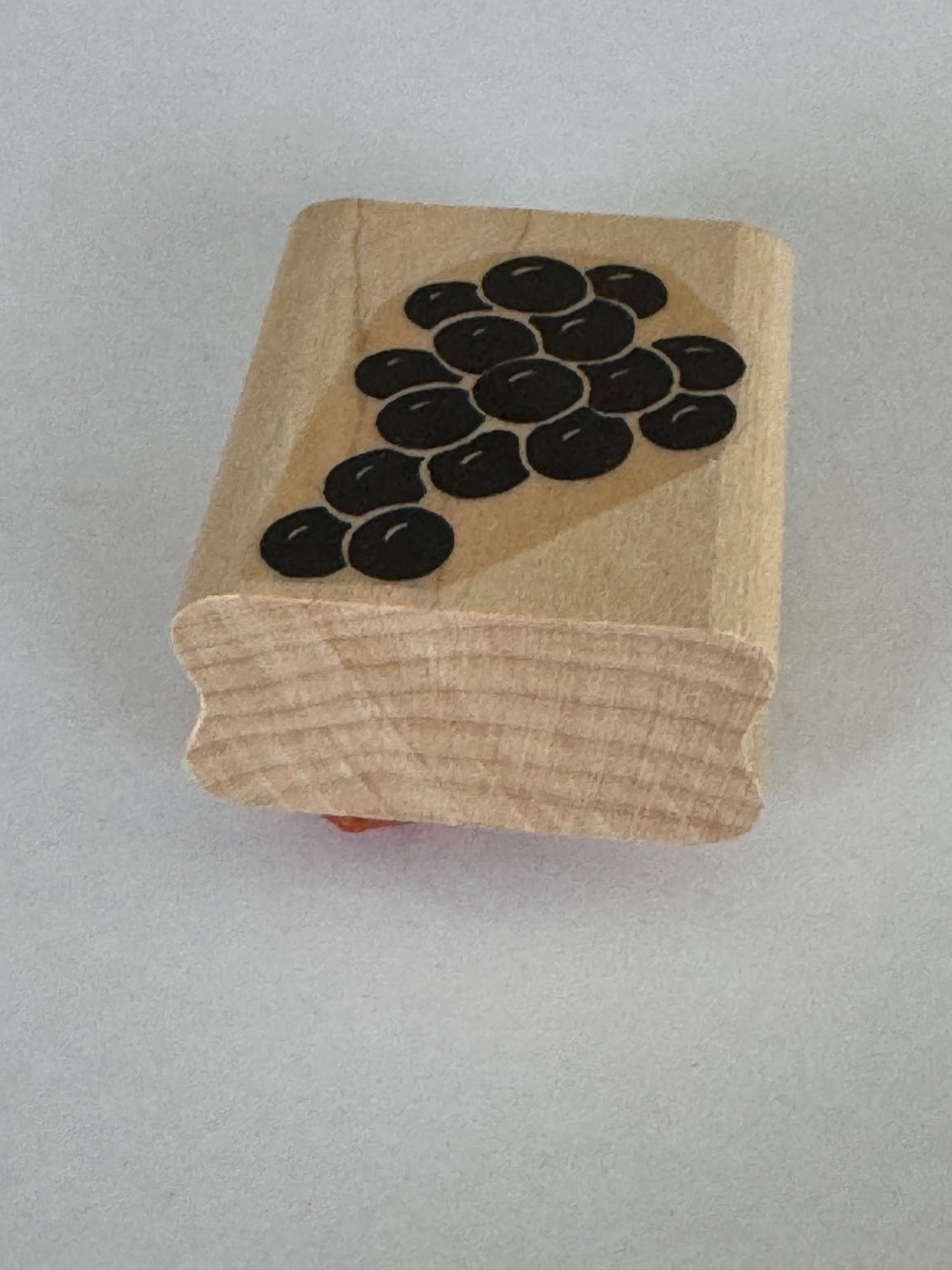 Stampin Up Rubber Stamps Set Definitely Decorative Grapes Wine Making Vineyard