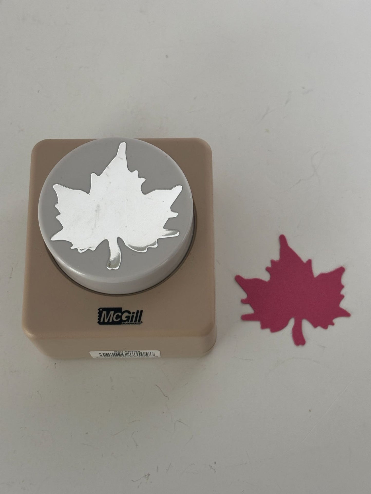 McGill Super Giant Paper Punch Maple Leaf Shape Craft Tool Fall Autumn Craft Art